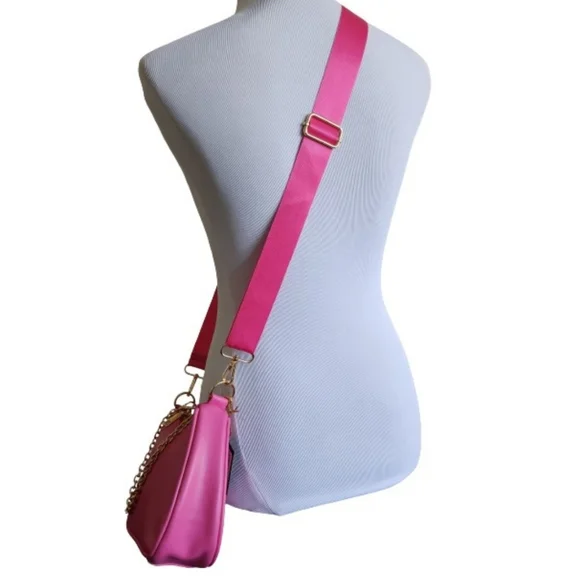 šļøā¬ļøšHOST PICKš bebe Pink Mara Nylon Crossbody Bag With Coin Purse - Picture 5 of 15